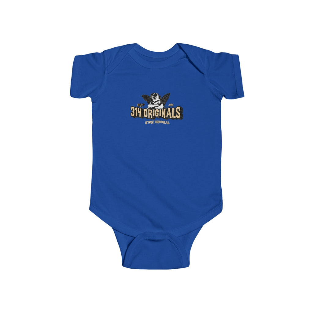 314 Originals Retro Logo Baby Onesie Printify Kids clothes  314 Originals