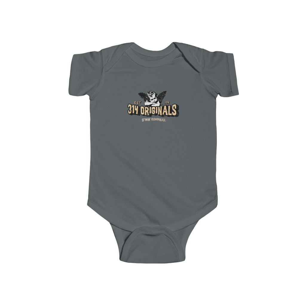 314 Originals Retro Logo Baby Onesie Printify Kids clothes  314 Originals