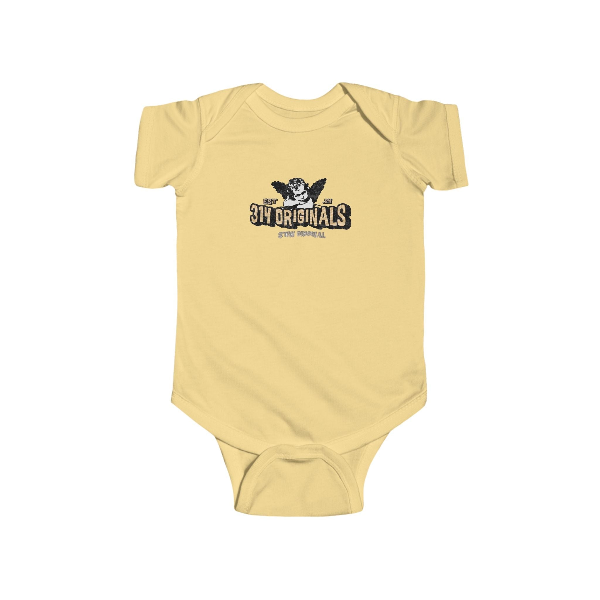 314 Originals Retro Logo Baby Onesie Printify Kids clothes  314 Originals