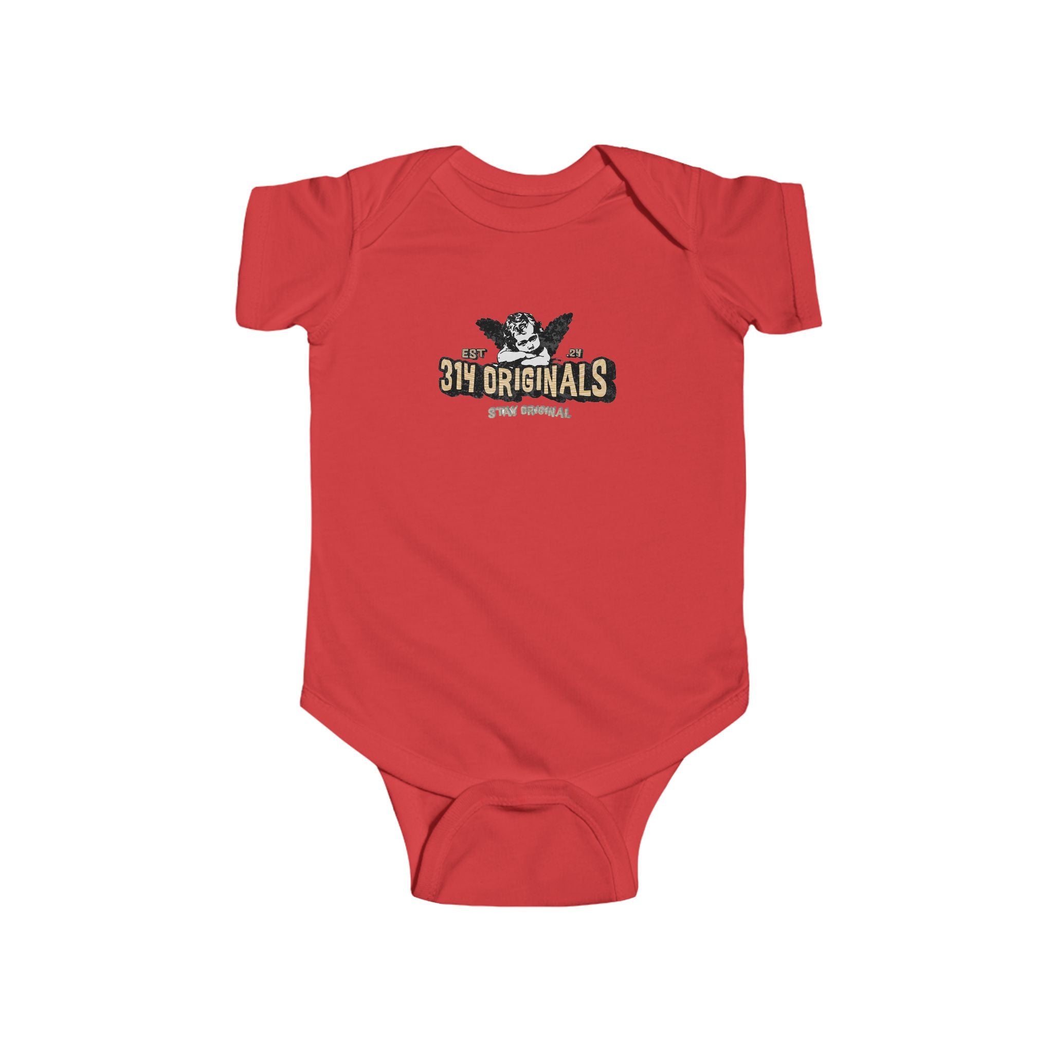 314 Originals Retro Logo Baby Onesie Printify Kids clothes  314 Originals