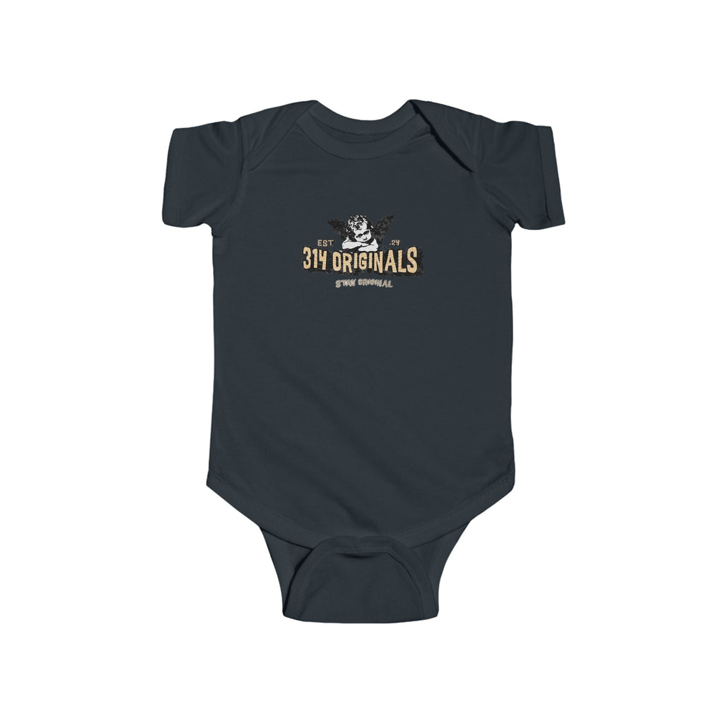314 Originals Retro Logo Baby Onesie Printify Kids clothes  314 Originals