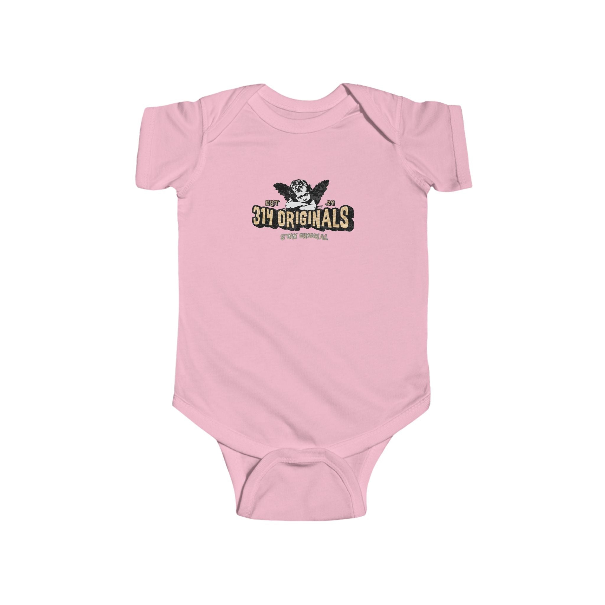314 Originals Retro Logo Baby Onesie Printify Kids clothes  314 Originals