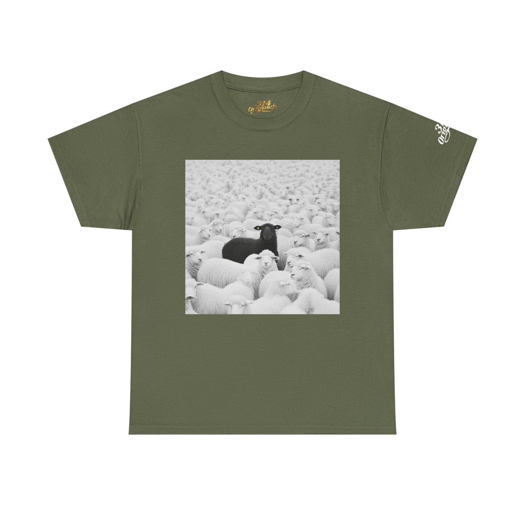 Black Sheep T-Shirt — Funny Contrast Sheep Graphic Tee