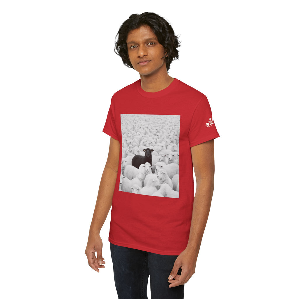 Black Sheep T-Shirt — Funny Contrast Sheep Graphic Tee