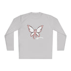 Breast Cancer Awareness Ribbon Butterfly Long Sleeve Tee - 314 Originals