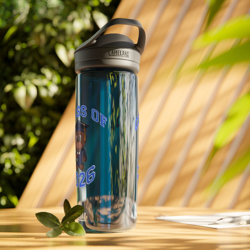 Class of 2026 Graduation Bear Design Water Bottle