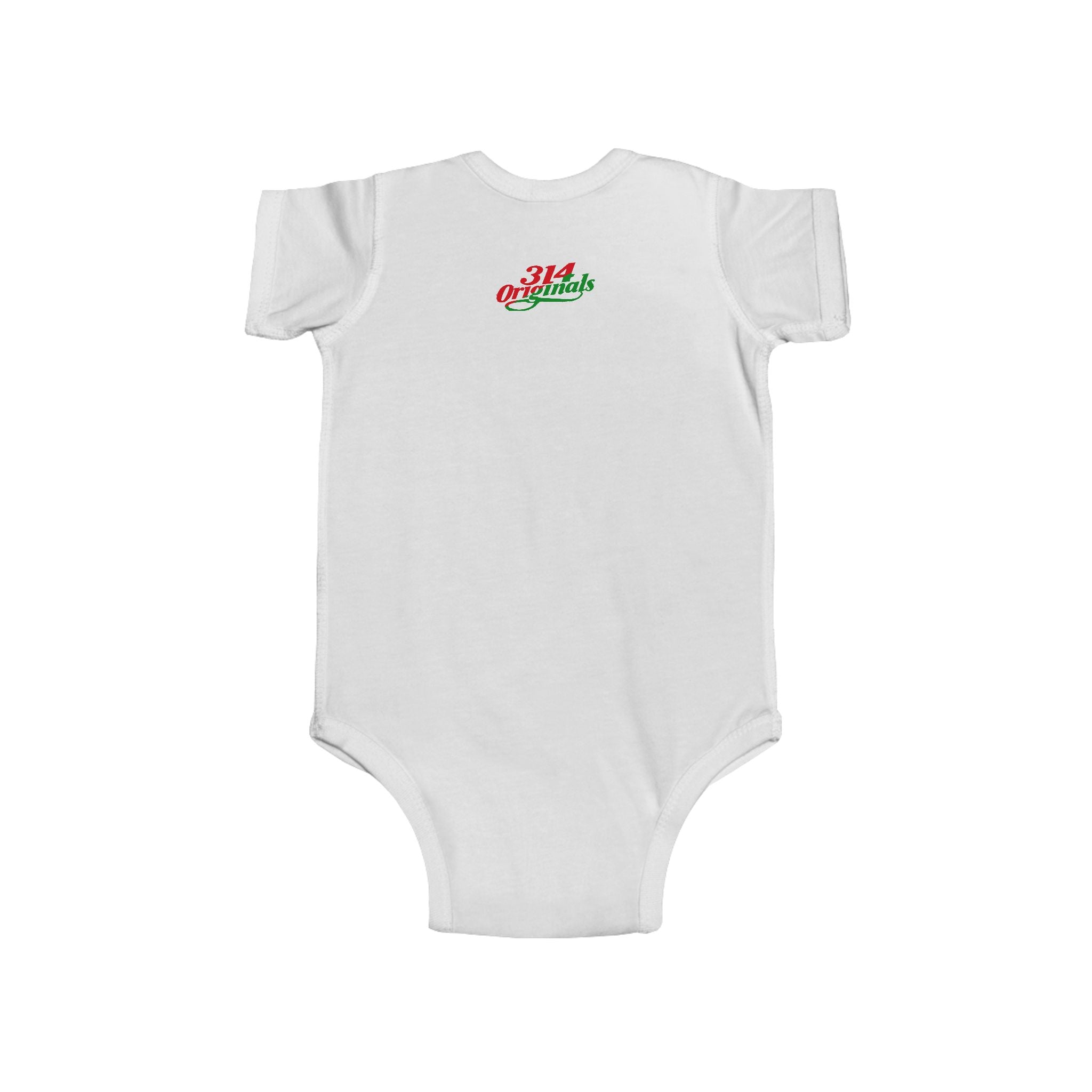 Santa's Little Helper Infant Bodysuit — Christmas Baby Onesie Printify Kids clothes  314 Originals