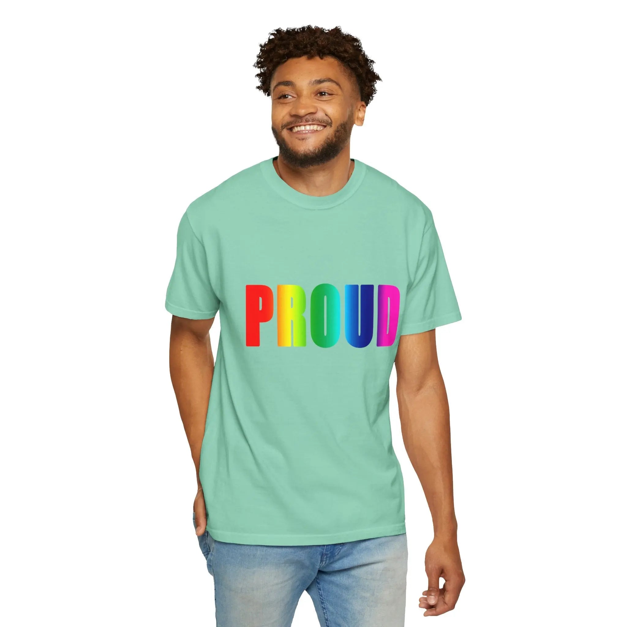 PROUD Garment-Dyed T-shirt Printify