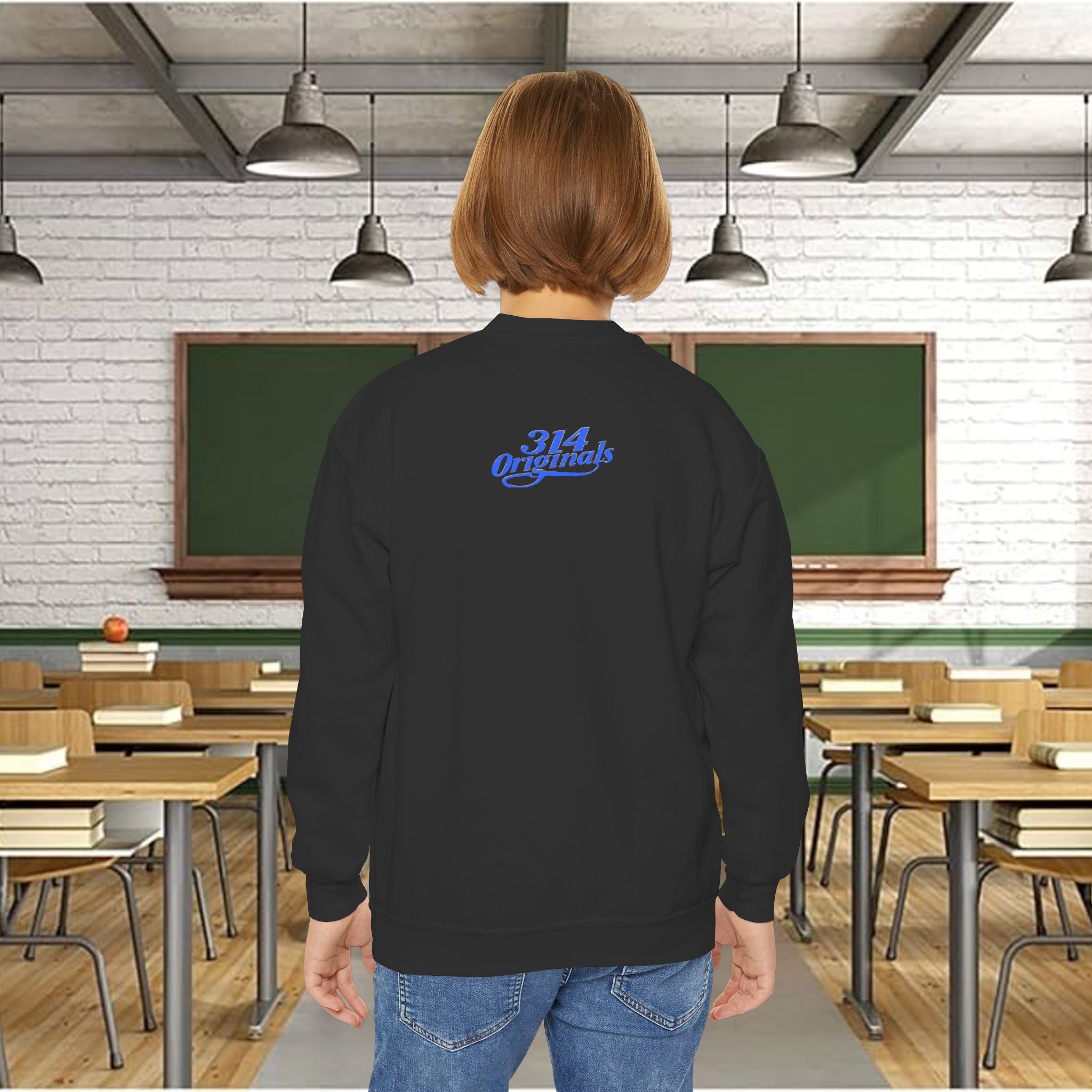 Class of 2026 Youth Crewneck Sweatshirt – Graduation Bear Design
