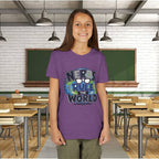 "Nerds Rule the World" Graphic Youth Girls Tee Shirt