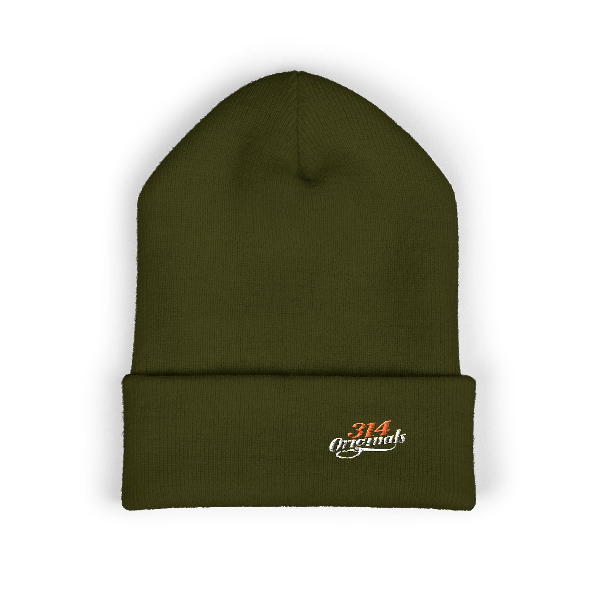 Embroidered '314 Originals' Classic Cuffed Beanie —  Knit Winter Hat - 314 Originals