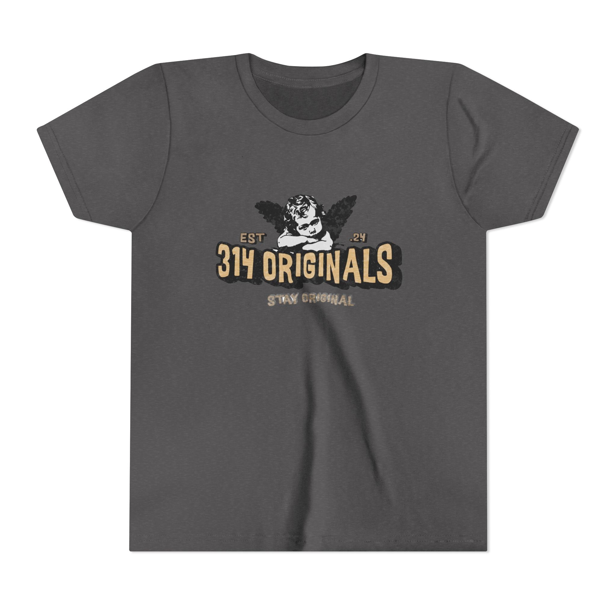 314 Originals Youth Tee - Vintage Cherub Graphic Kids T-Shirt Printify Kids clothes  314 Originals