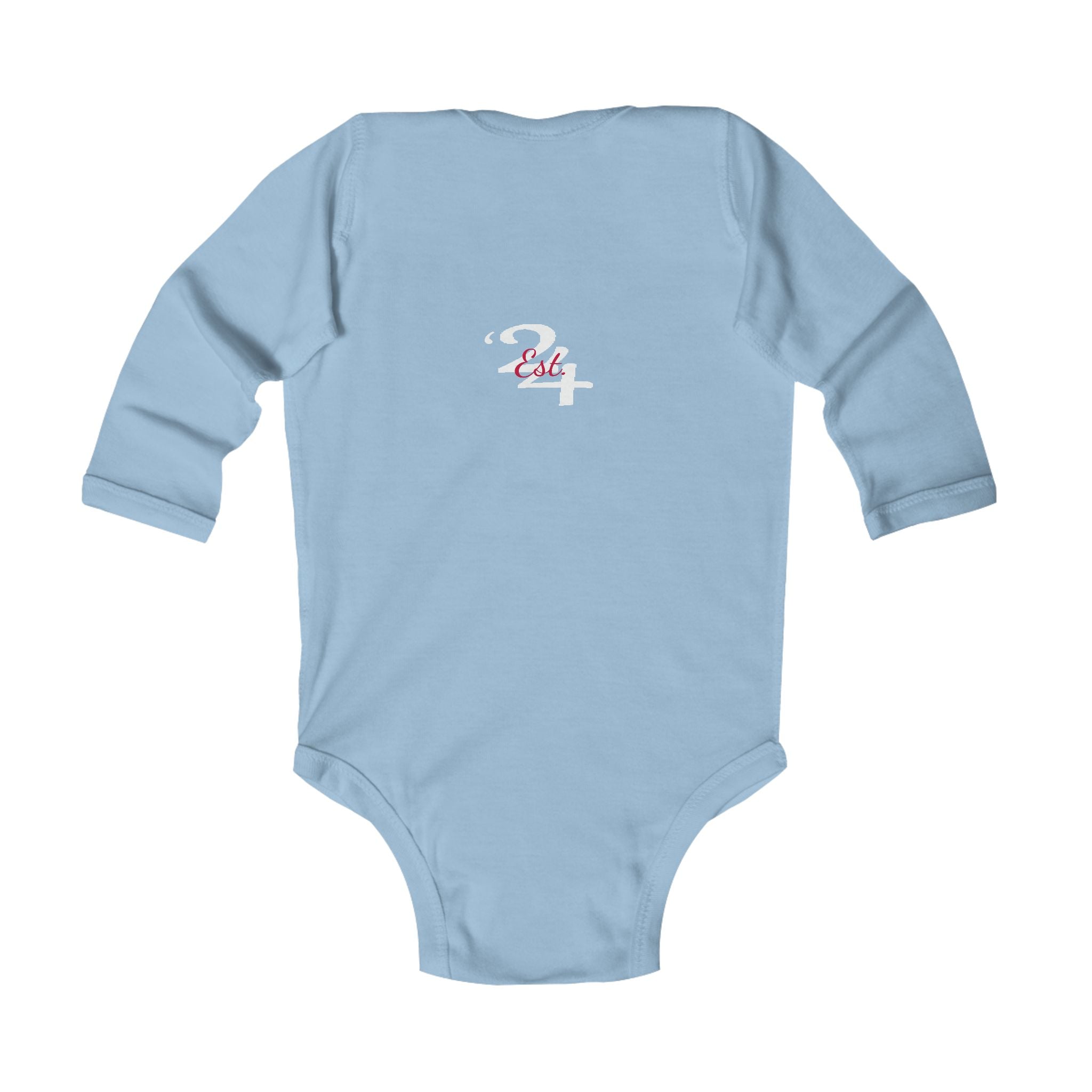 Infant Bodysuit — '314 Originals' Long Sleeve Baby Onesie (Grey) - 314 Originals