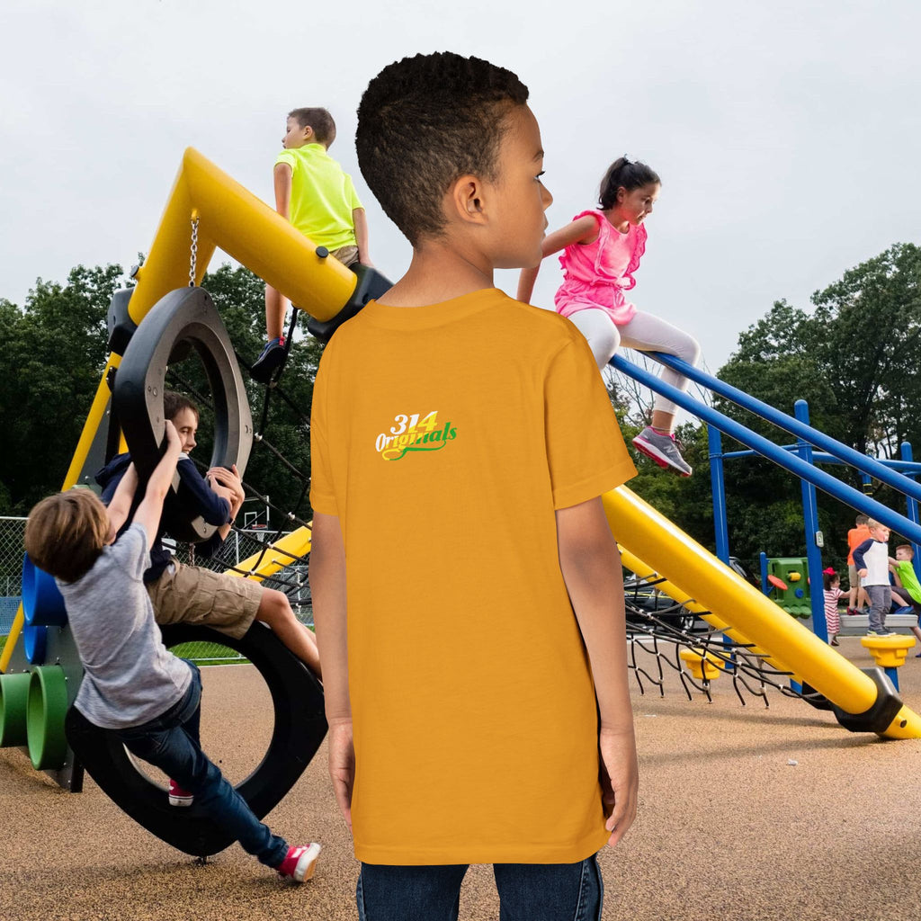 Boys "Favorite Kid" Retro Yellow & Green Graphic T-Shirt - 314 Originals