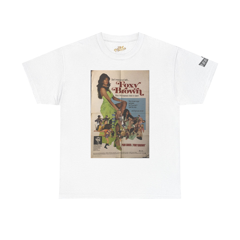 Foxy Brown Vintage Movie Poster Tee Printify T-Shirt  314 Originals