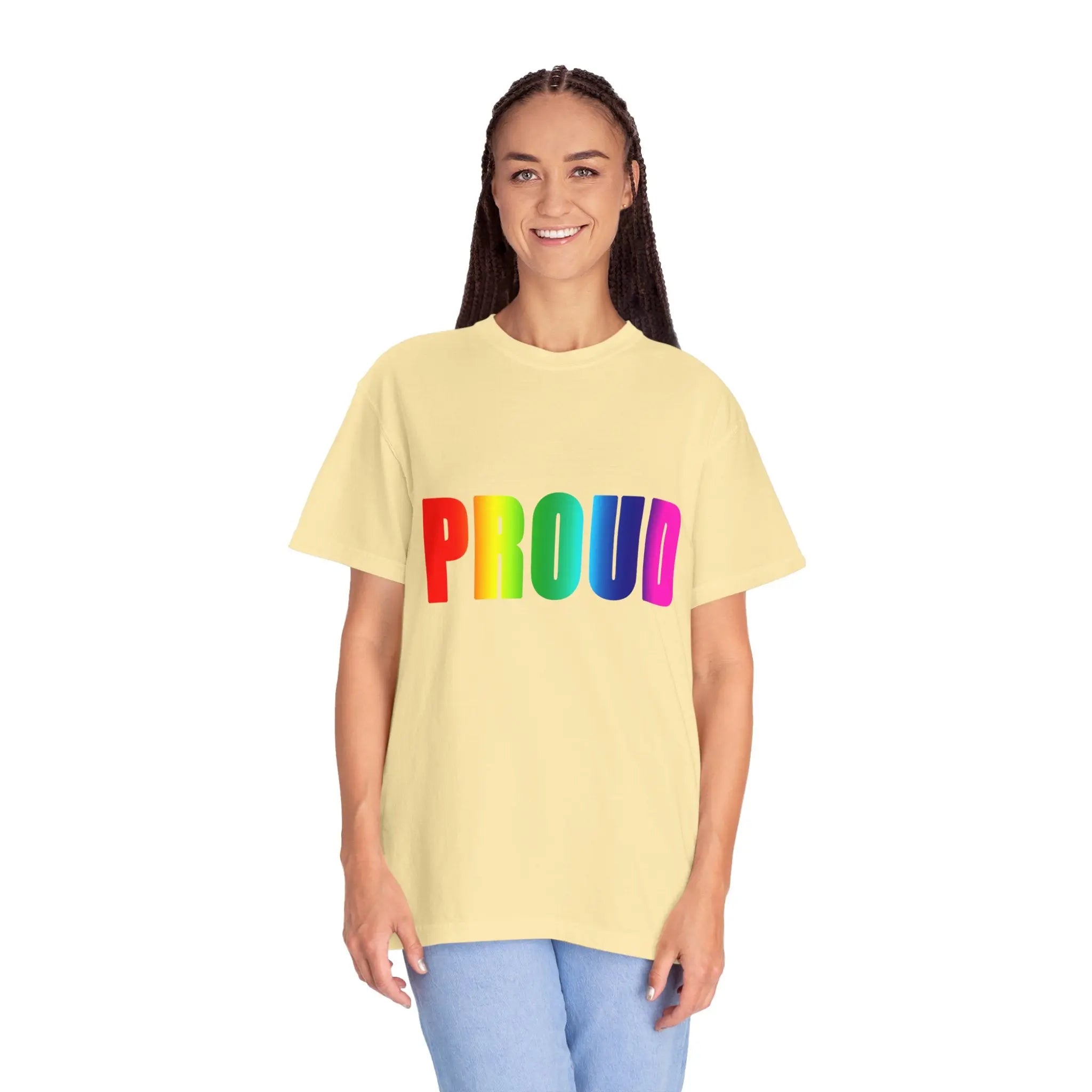 PROUD Garment-Dyed T-shirt Printify