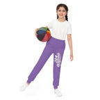 Light Purple Youth Joggers with 314 Originals Side Graphic — Kids Athletic Sweatpants - 314 Originals