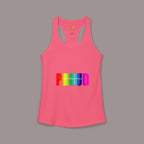 'PROUD' Women's Ideal Racerback Tank Printify Tank Top  314 Originals