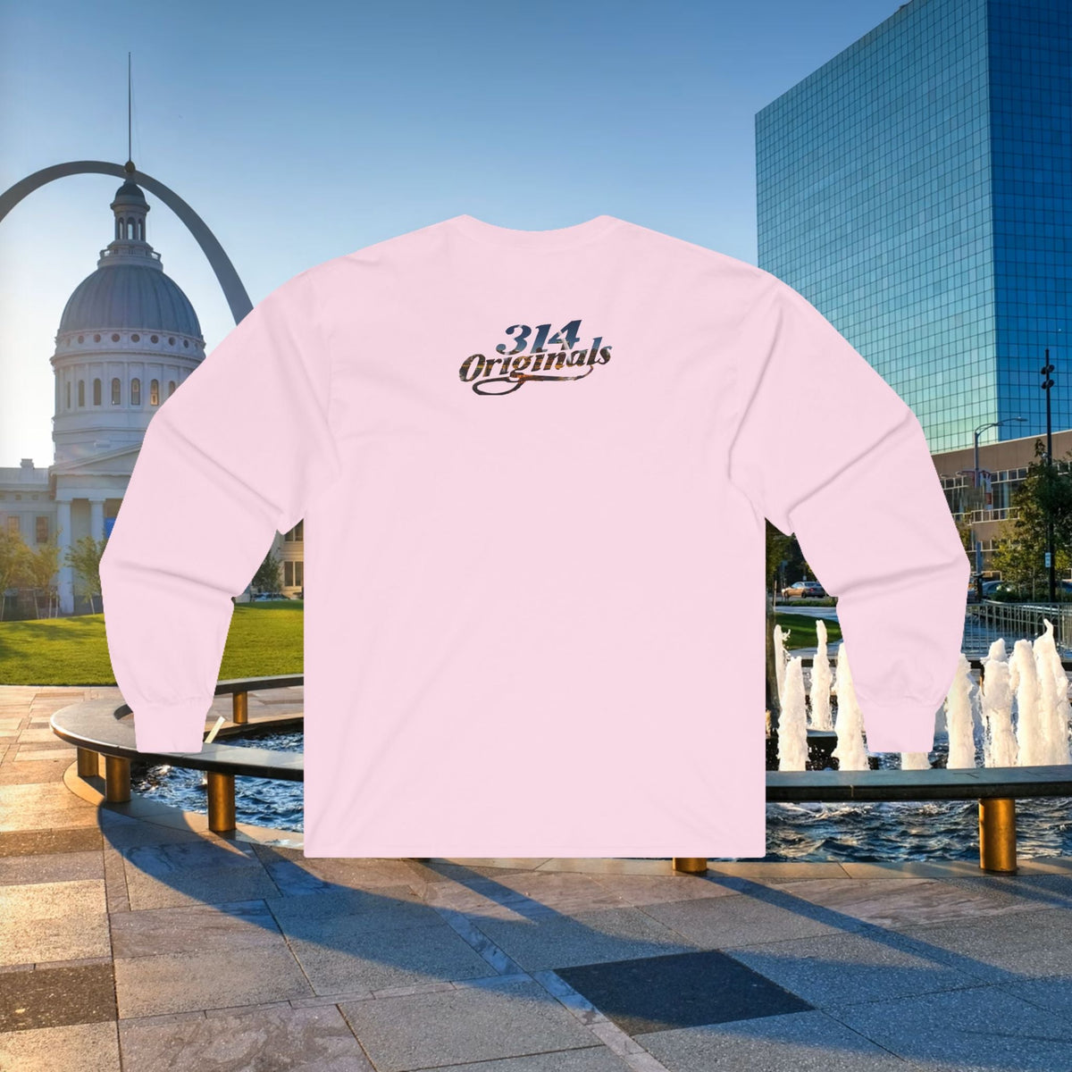 314 City Skyline Long Sleeve Tee — St. Louis 314 Originals - 314 Originals