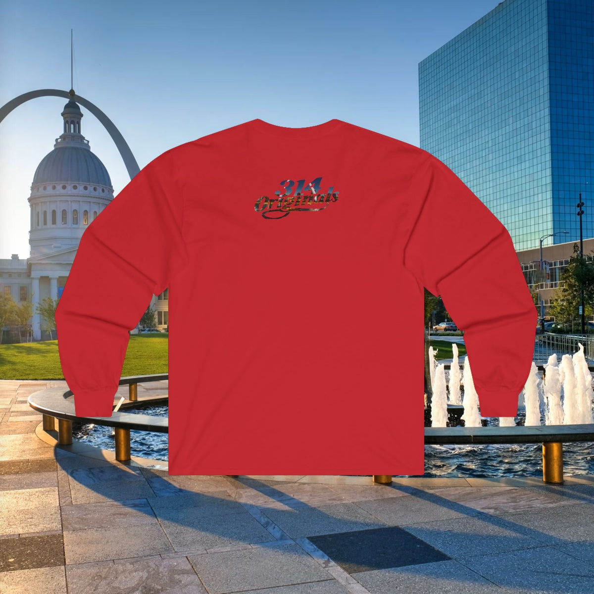 314 City Skyline Long Sleeve Tee — St. Louis 314 Originals - 314 Originals