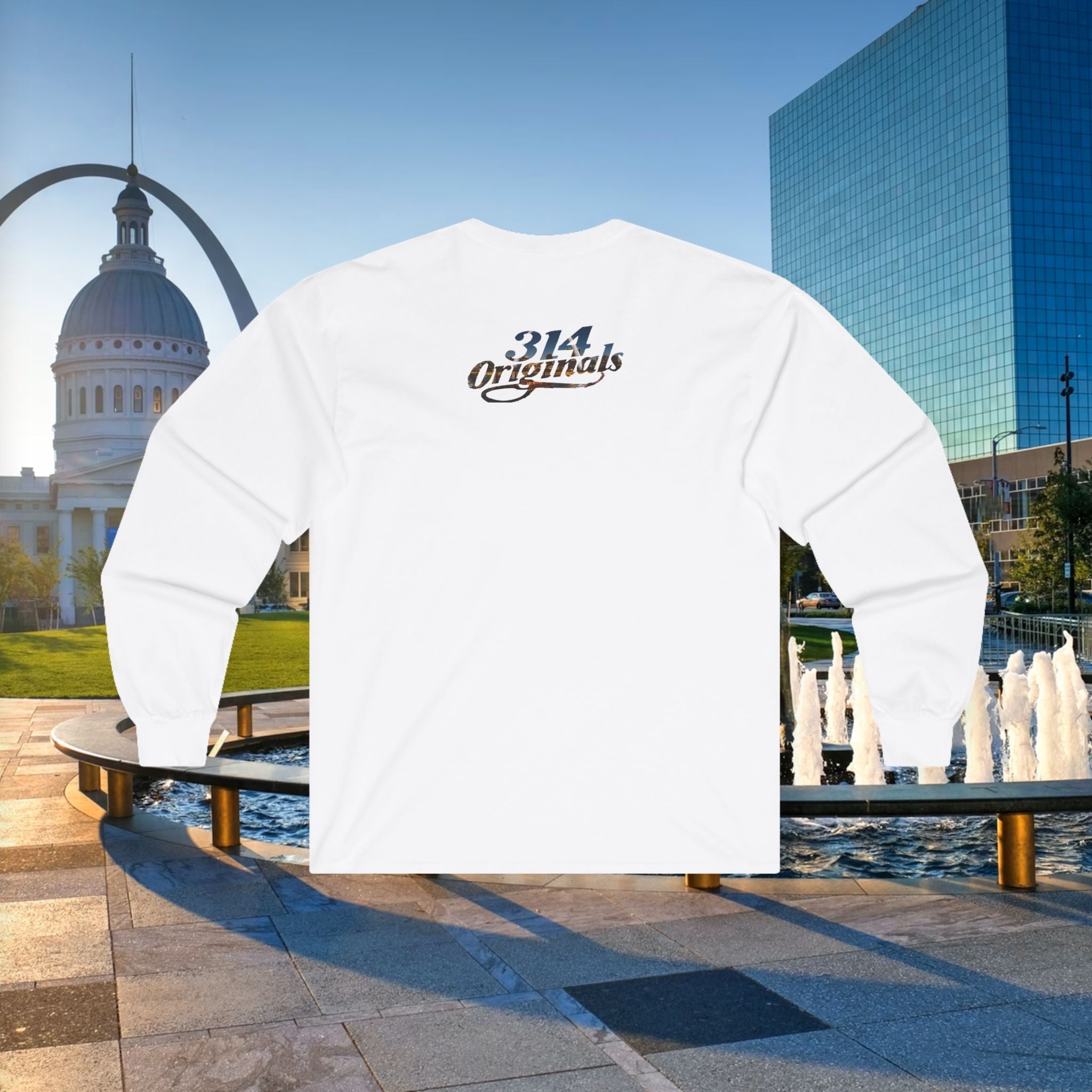 314 City Skyline Long Sleeve Tee — St. Louis 314 Originals - 314 Originals