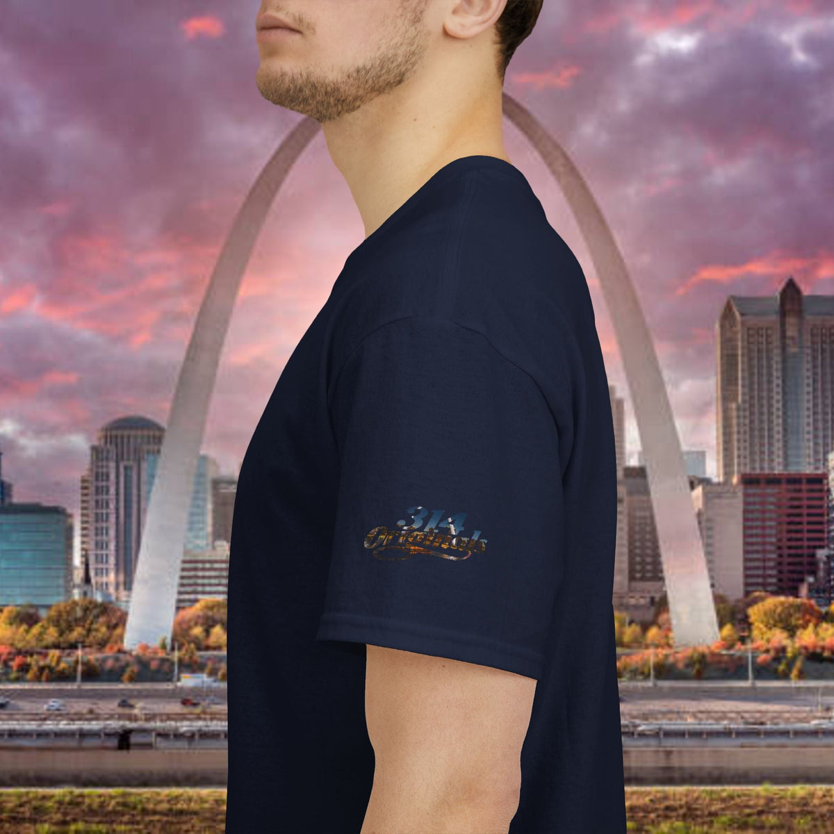 314 City Skyline T-Shirt — St. Louis Area Code Tee - 314 Originals