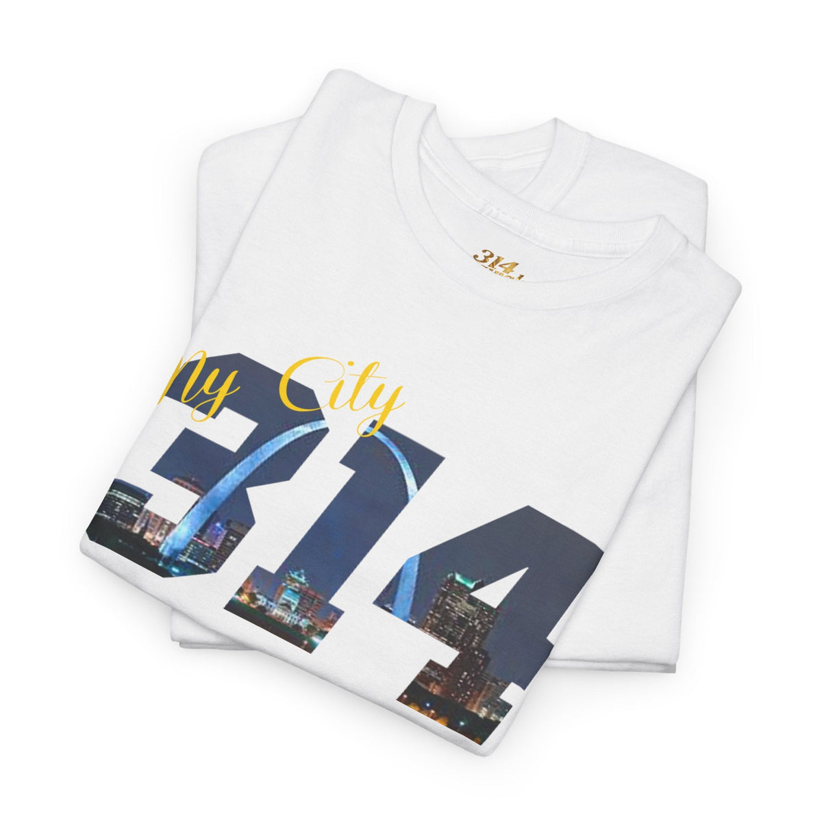 314 City Skyline T-Shirt — St. Louis Area Code Tee - 314 Originals