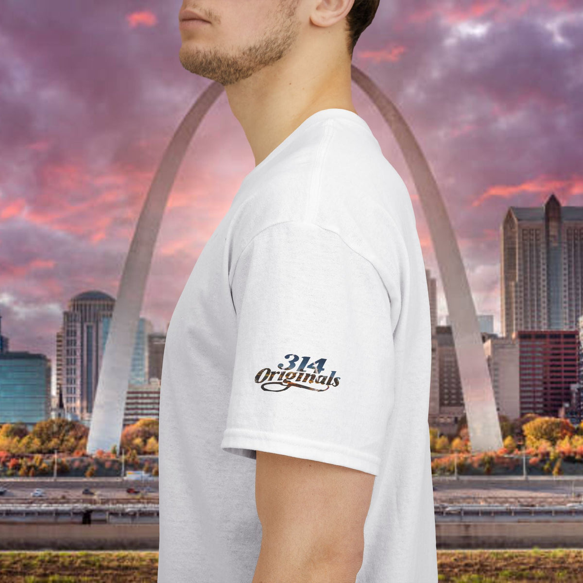 314 City Skyline T-Shirt — St. Louis Area Code Tee - 314 Originals