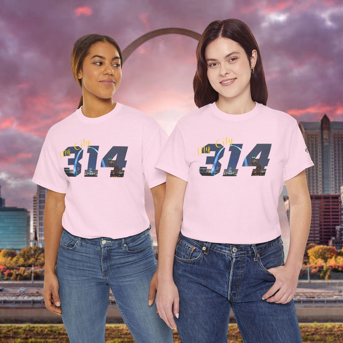 314 City Skyline T-Shirt — St. Louis Area Code Tee - 314 Originals