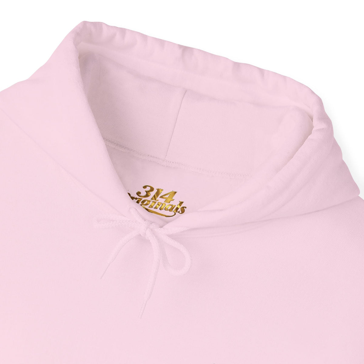 314 Ladies Hoodie — Pink Floral Chest Logo - 314 Originals