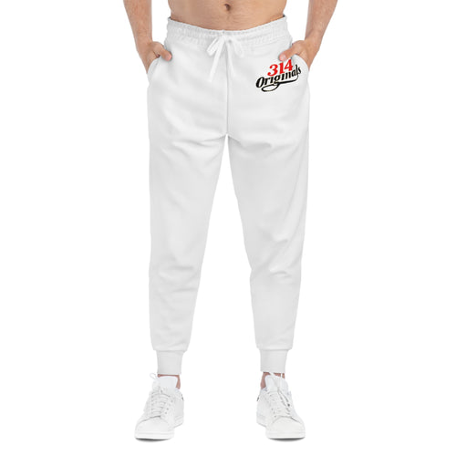 314 Originals Athletic Joggers – Retro Script Logo Sweatpants - 314 Originals