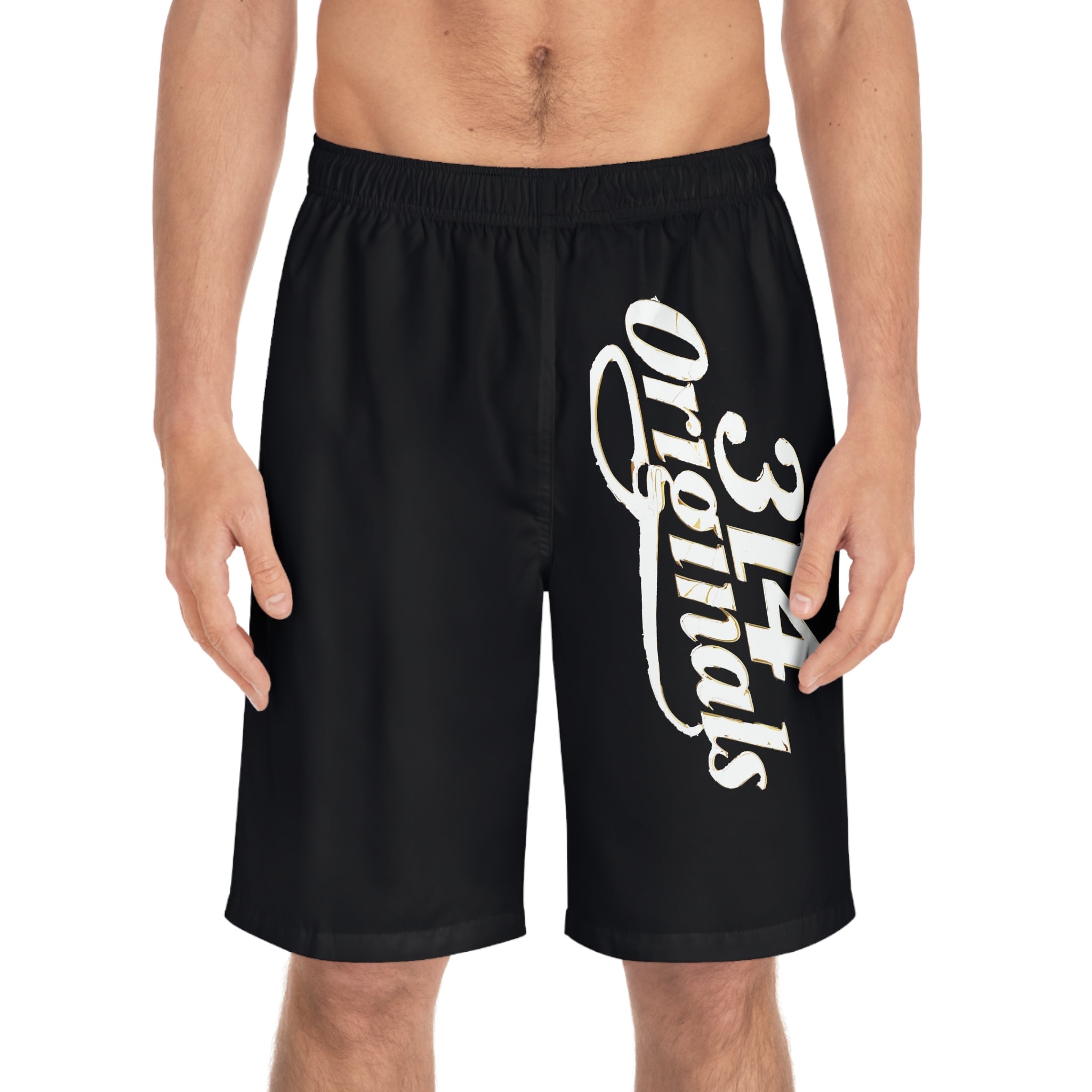 "314 Originals" Black Surf Trunks - 314 Originals