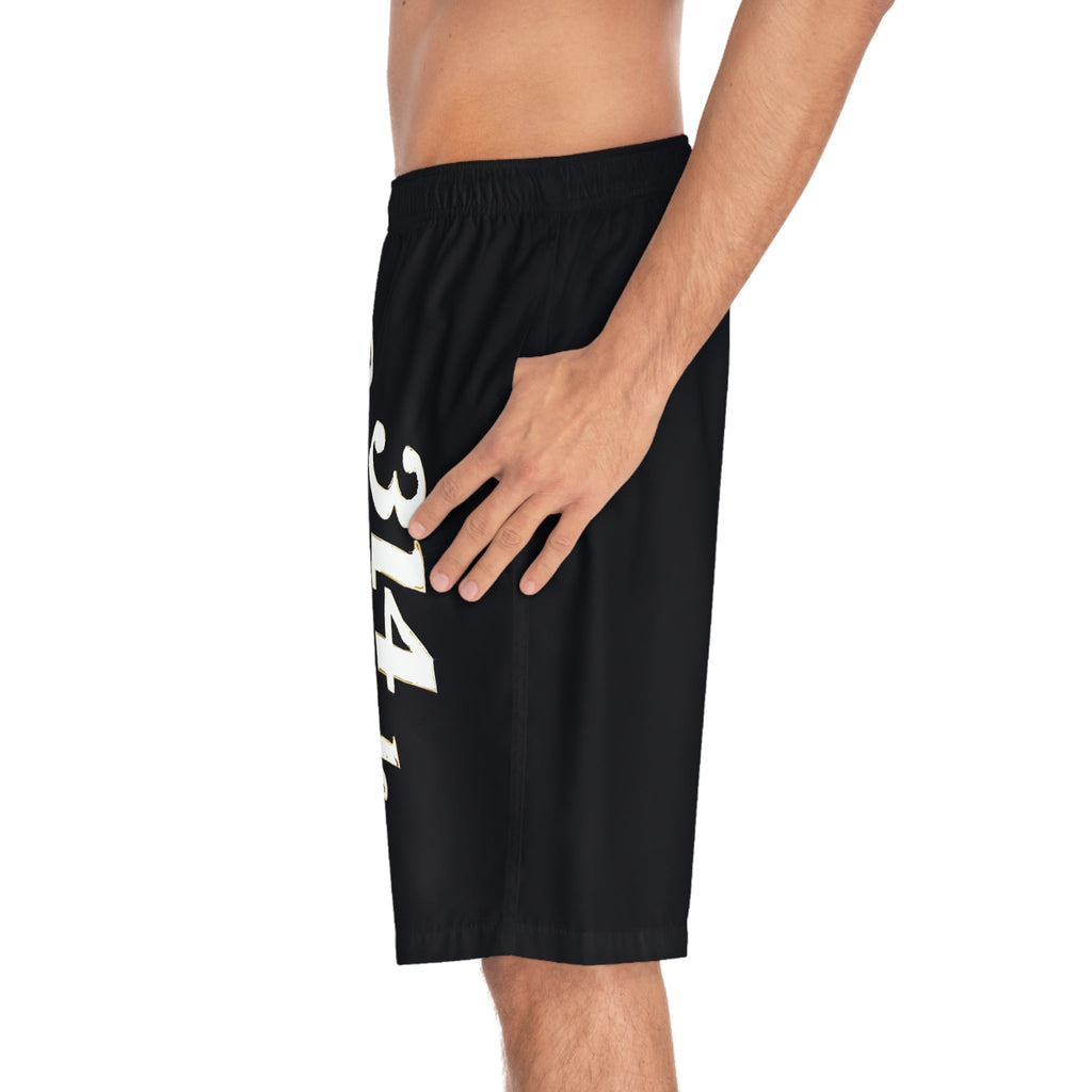 "314 Originals" Black Surf Trunks - 314 Originals