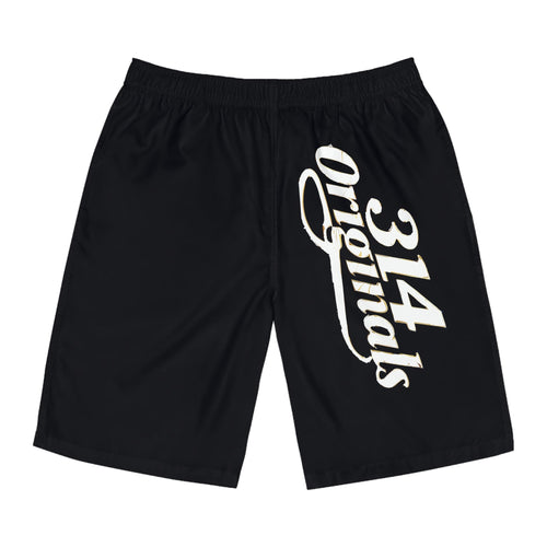 "314 Originals" Black Surf Trunks - 314 Originals