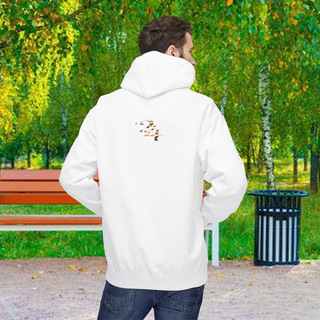 314 Originals Brown Camo Hoodie — Retro Script Logo Pullover - 314 Originals