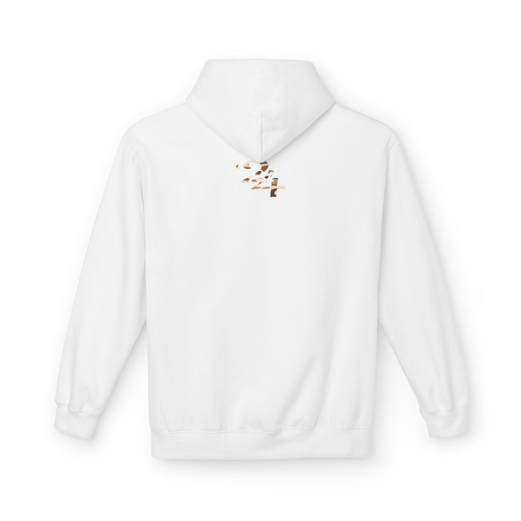 314 Originals Brown Camo Hoodie — Retro Script Logo Pullover - 314 Originals