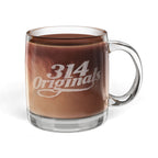 314 Originals Engraved Glass Coffee Mug — Vintage-Styled 12.25 oz - 314 Originals