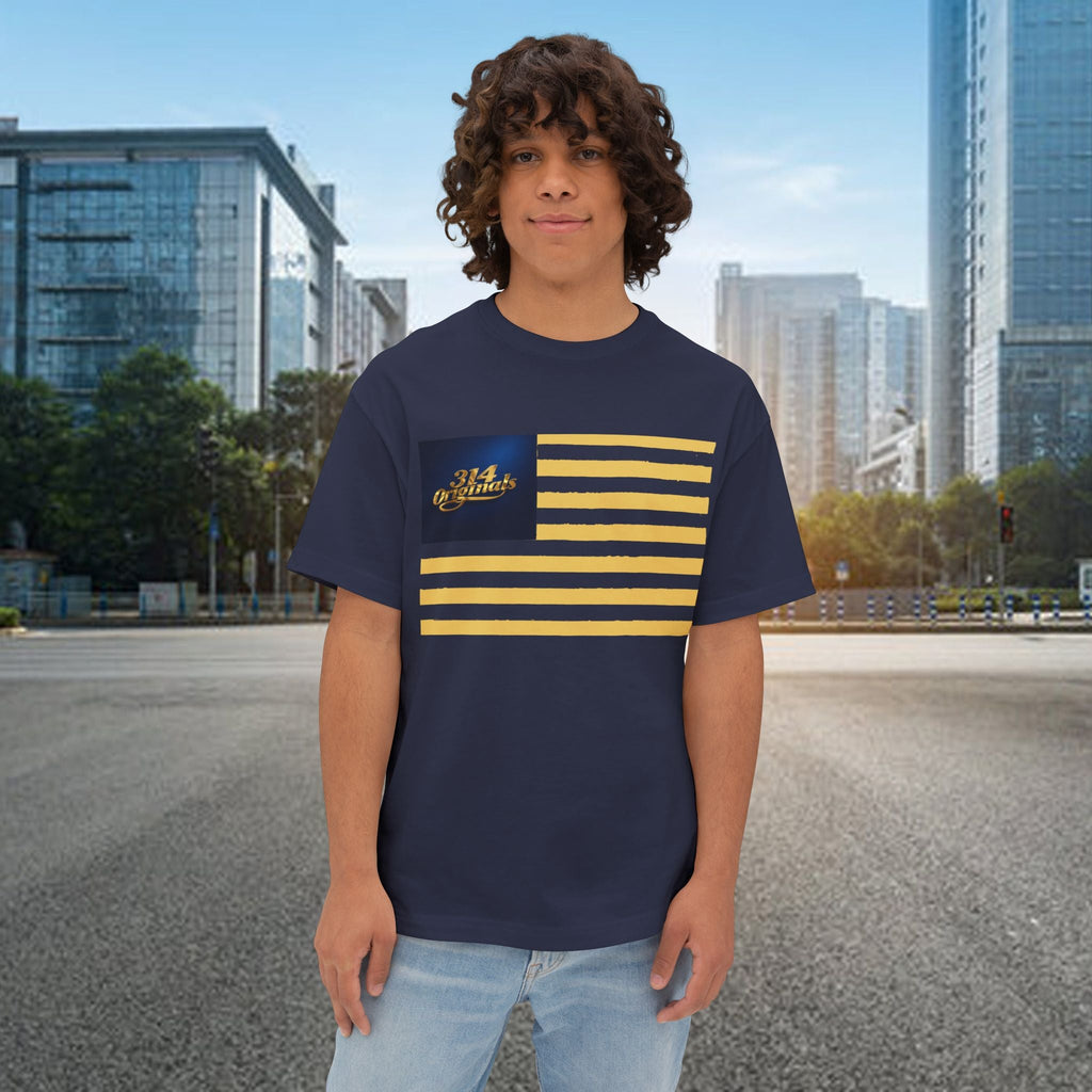 314 Originals Flag Graphic Boxy Tee - 314 Originals
