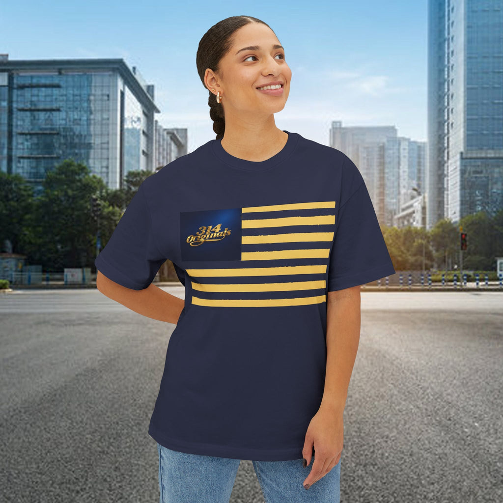 314 Originals Flag Graphic Boxy Tee - 314 Originals
