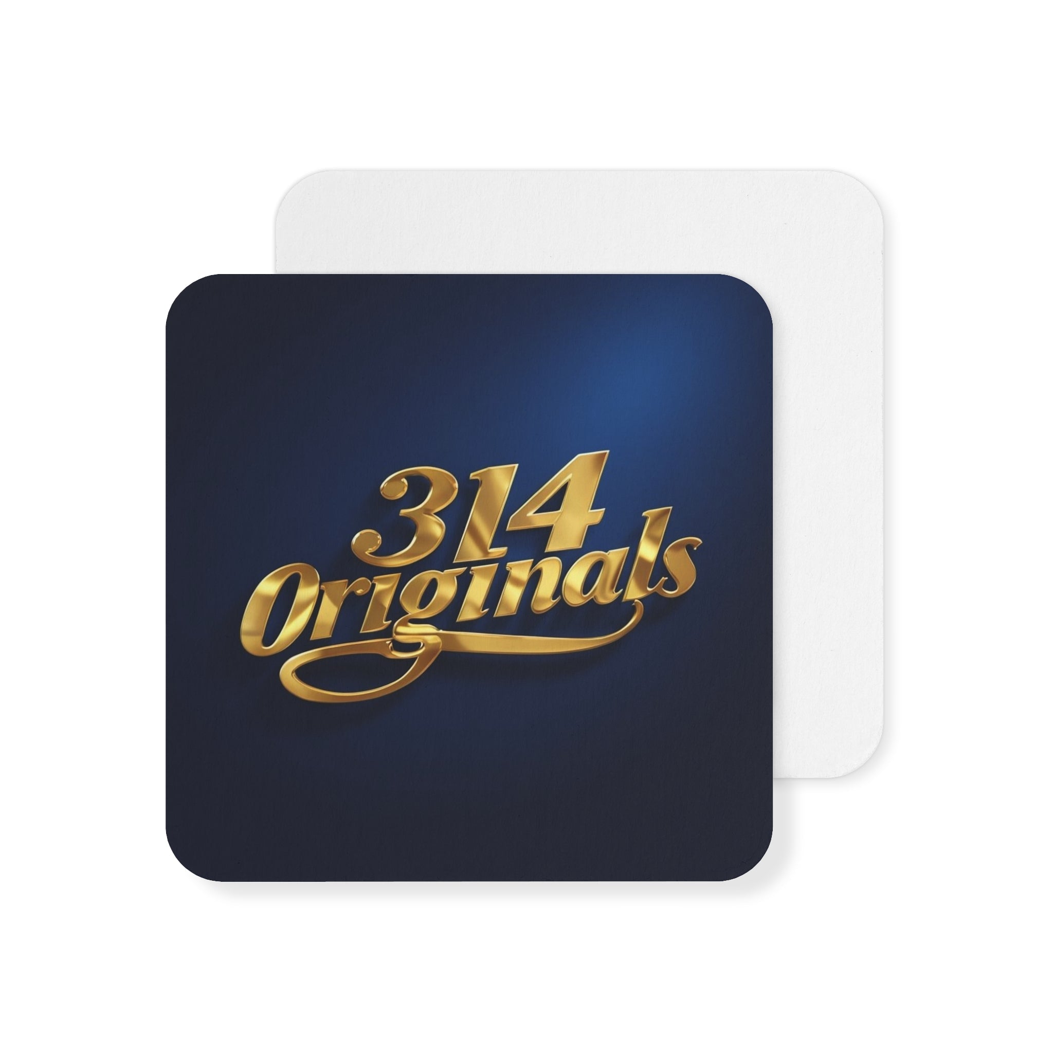 314 Originals Gold Logo Coasters — Bulk Set (50 or 100 pcs) - 314 Originals