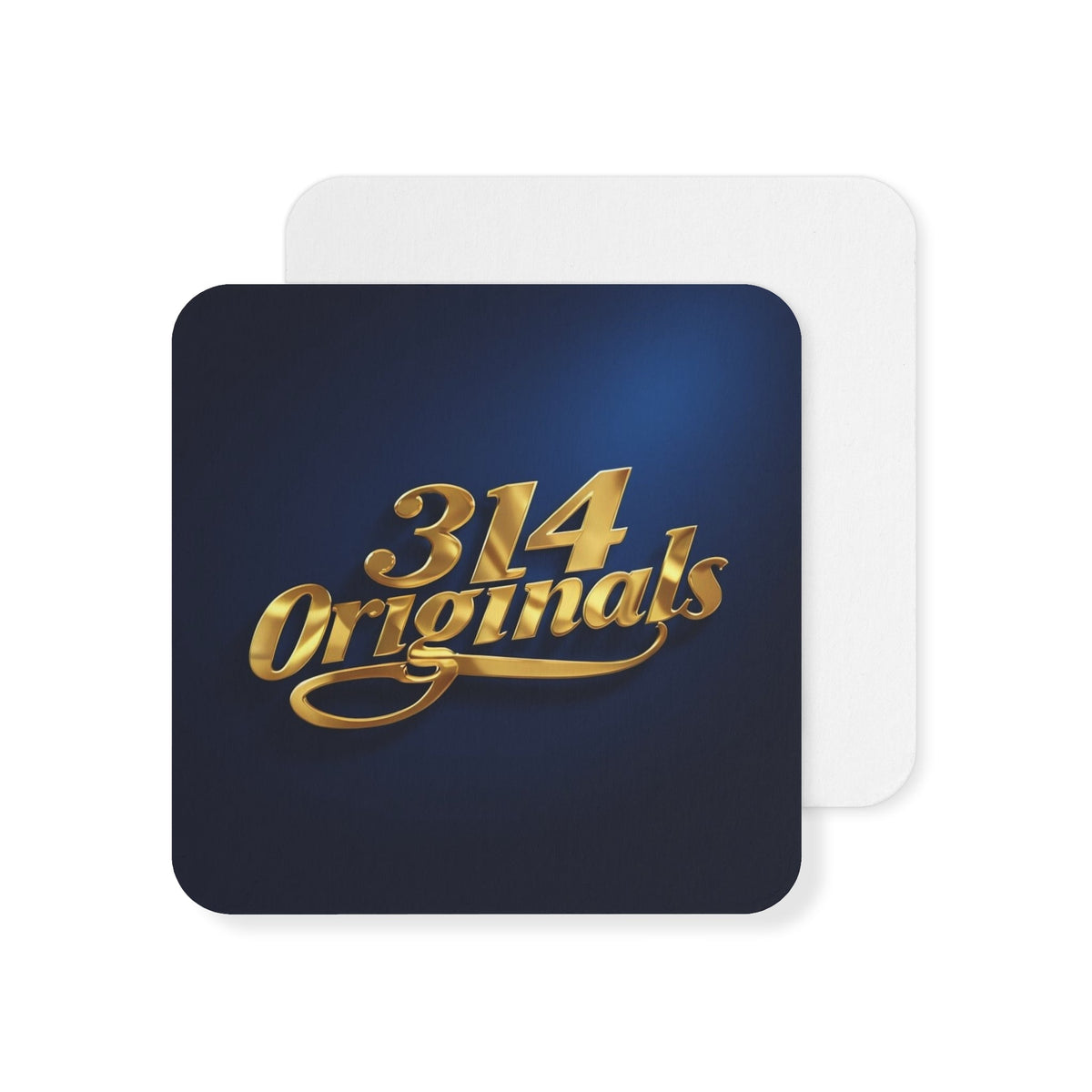 314 Originals Gold Logo Coasters — Bulk Set (50 or 100 pcs) - 314 Originals