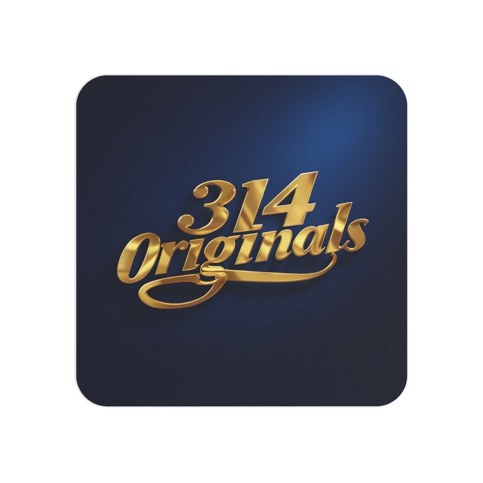 314 Originals Gold Logo Coasters — Bulk Set (50 or 100 pcs) - 314 Originals