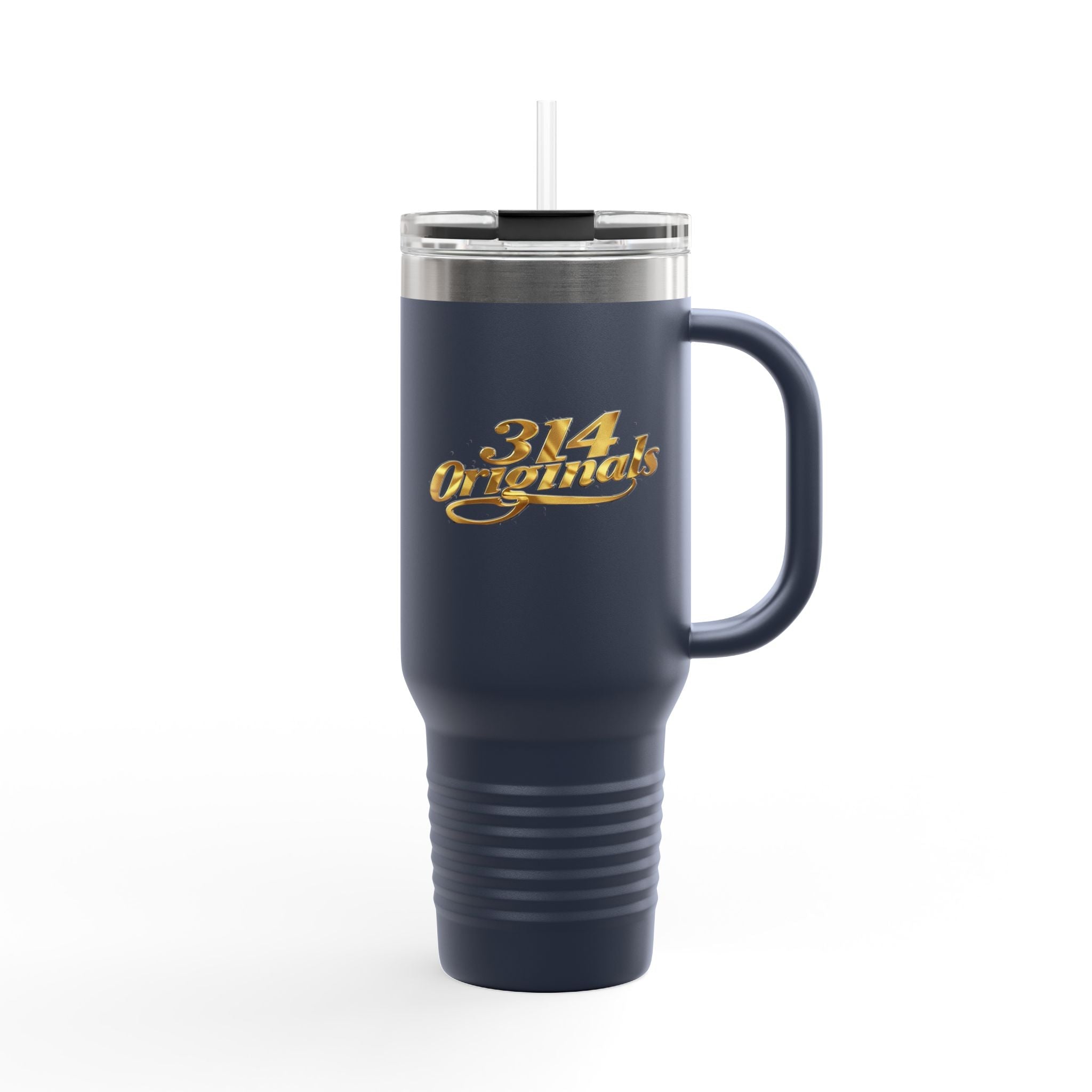 314 Originals Gold Script-40oz Insulated Travel Mug - 314 Originals