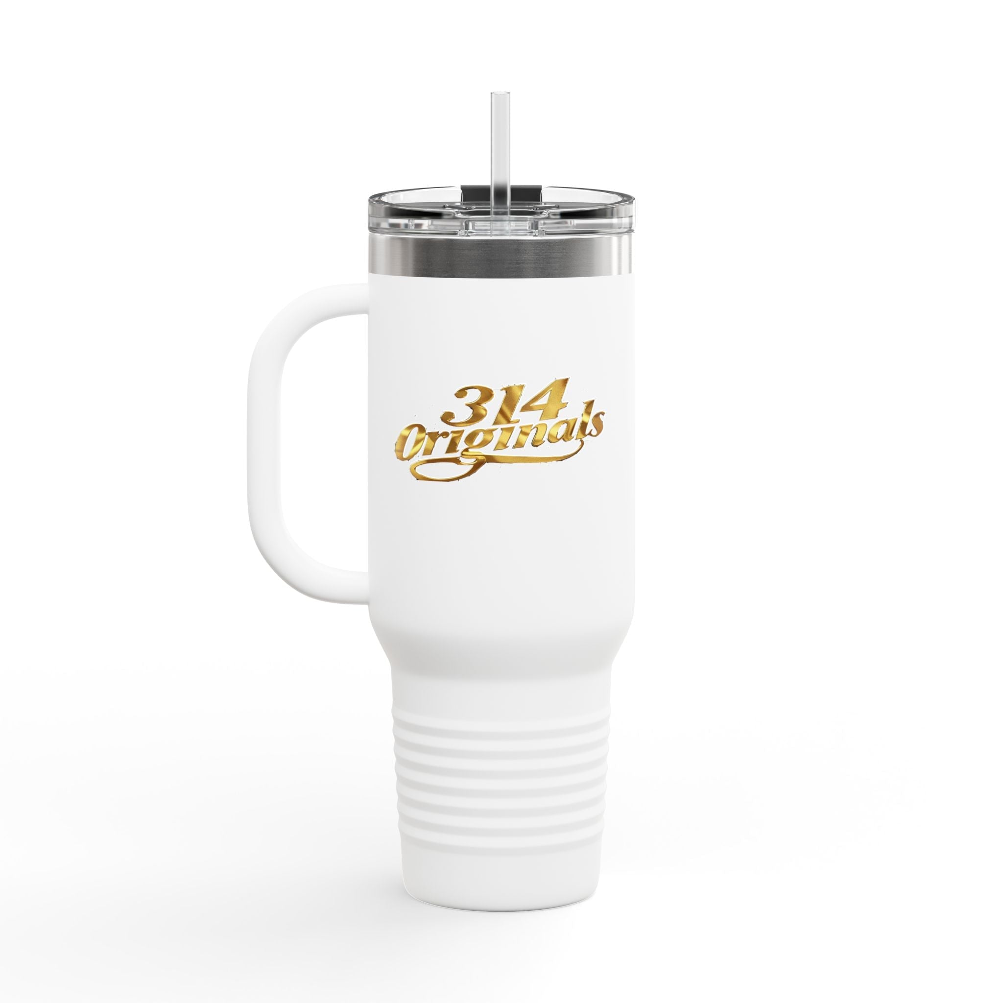 314 Originals Gold Script-40oz Insulated Travel Mug - 314 Originals