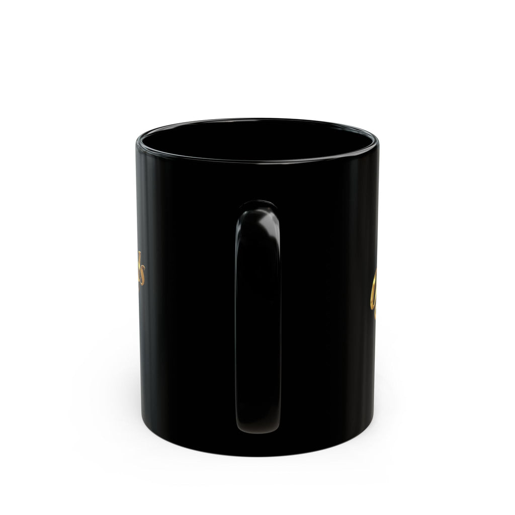 314 Originals Gold Script Black Mug — 11oz & 15oz Ceramic Coffee Cup - 314 Originals