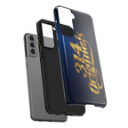 "314 Originals" Gold Script on Navy Tough Protective Case - 314 Originals