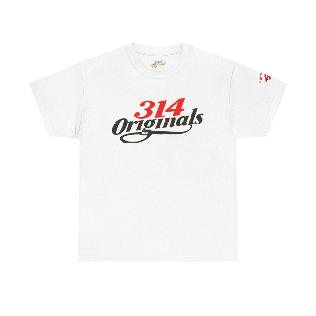 314 Originals Graphic Tee — Vintage Script Logo T-Shirt - 314 Originals