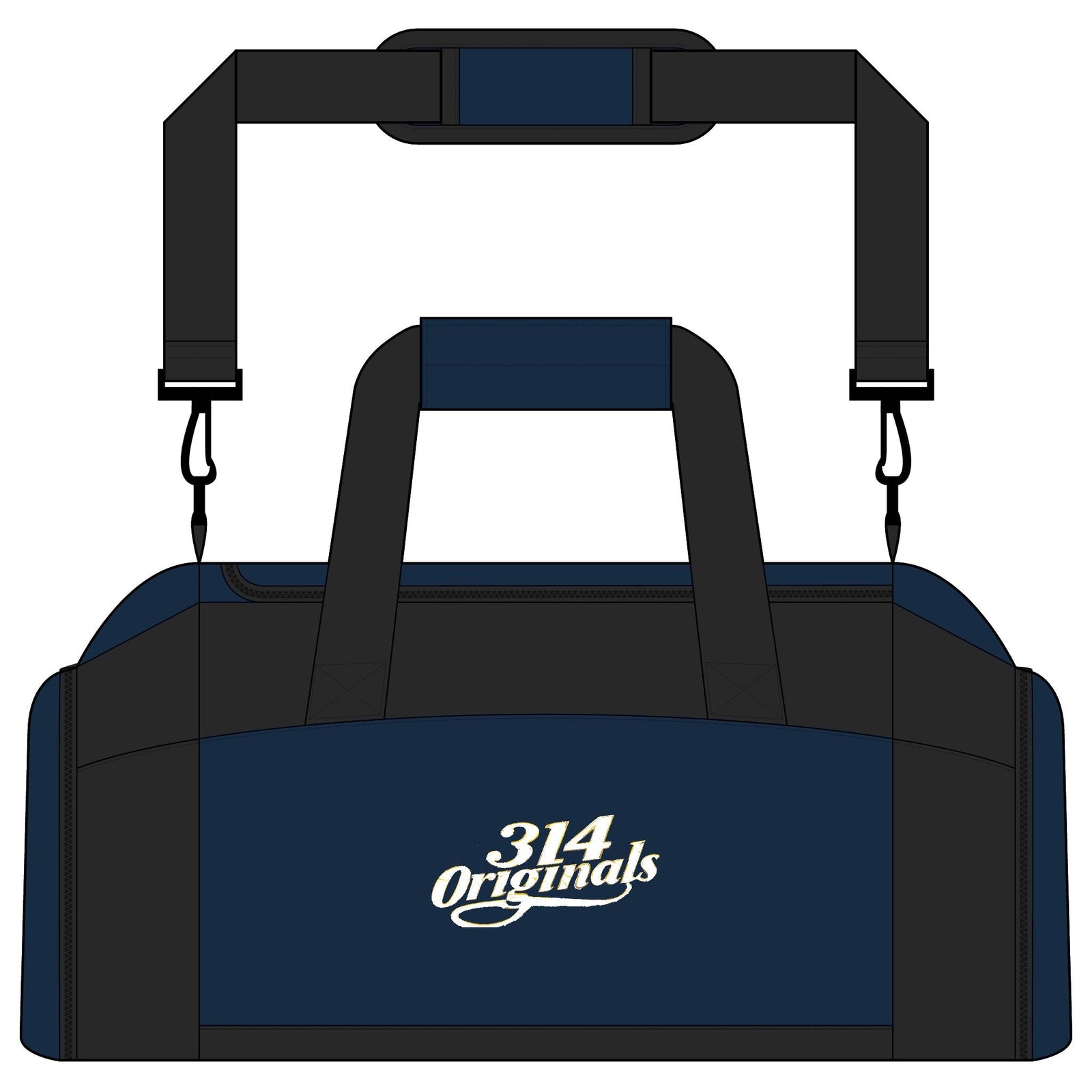 314 Originals Gym Bag — Durable Sports Duffel for Travel & Workouts - 314 Originals