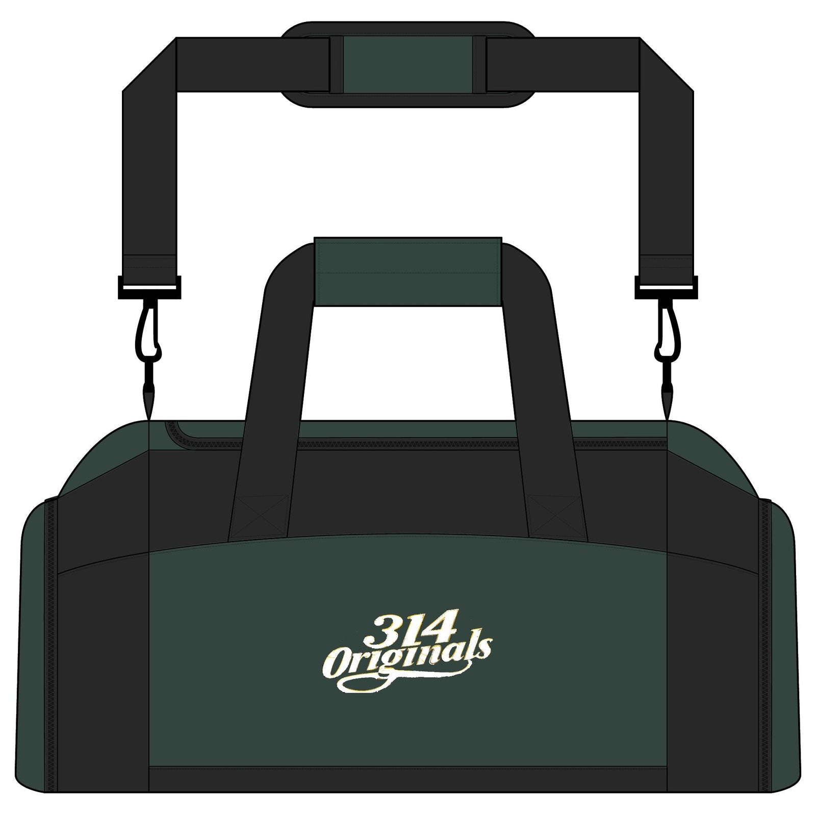 314 Originals Gym Bag — Durable Sports Duffel for Travel & Workouts - 314 Originals