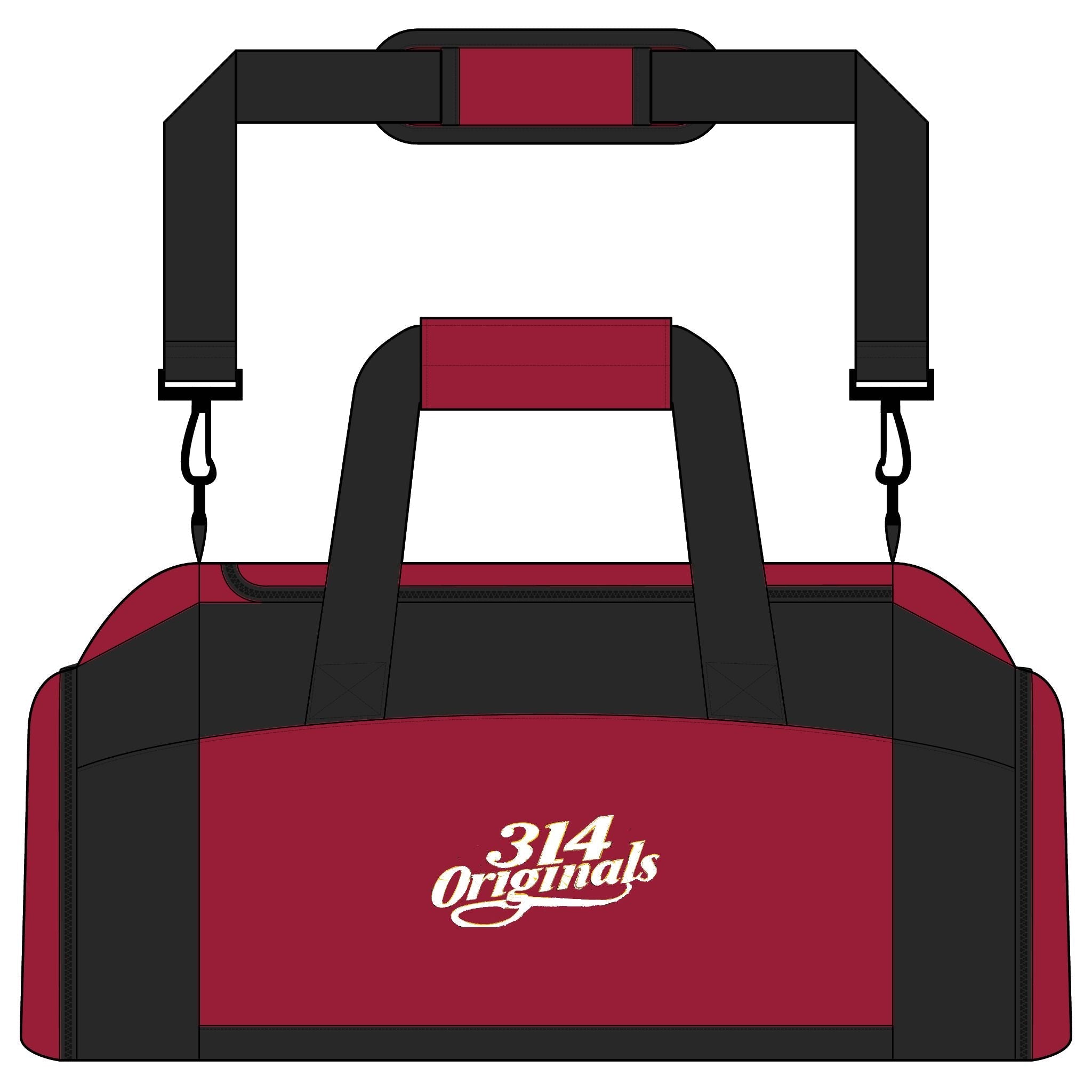 314 Originals Gym Bag — Durable Sports Duffel for Travel & Workouts - 314 Originals
